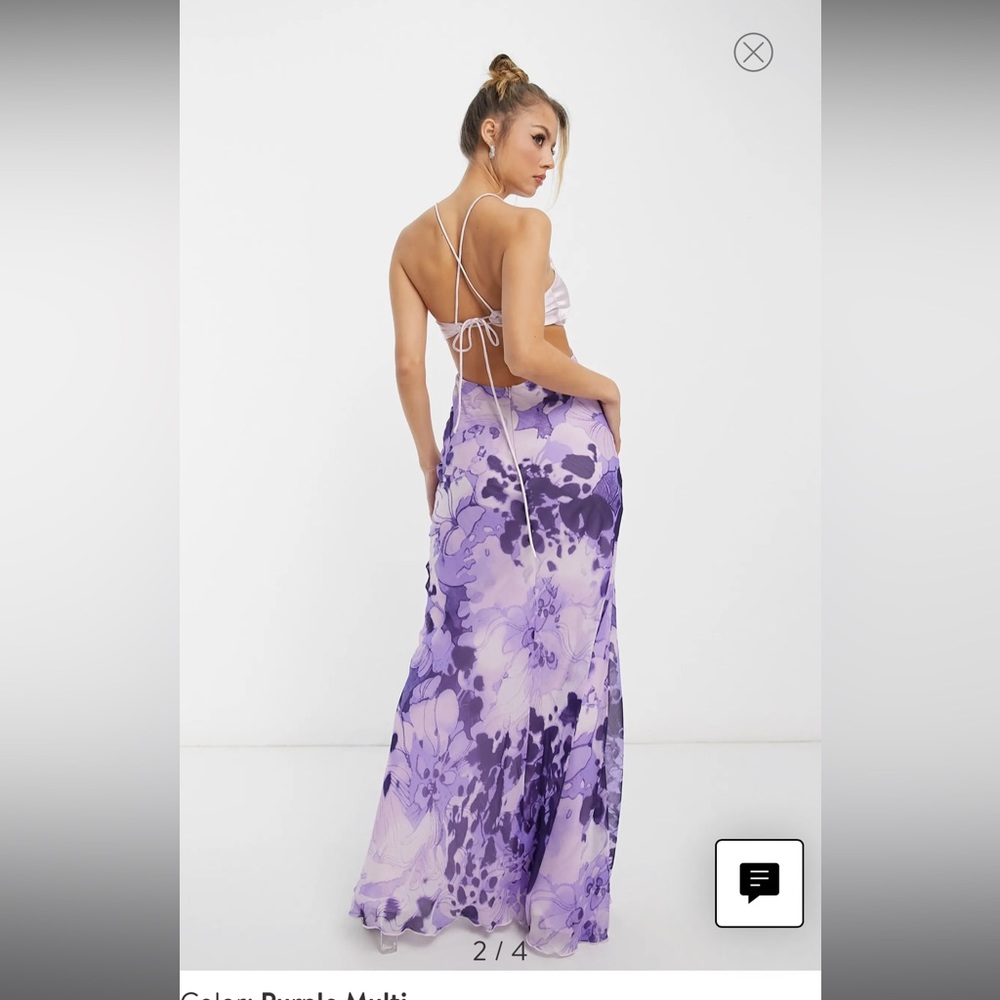 NWT Asos Dress open back